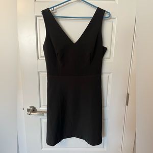 Dynamite bow tie black mini dress